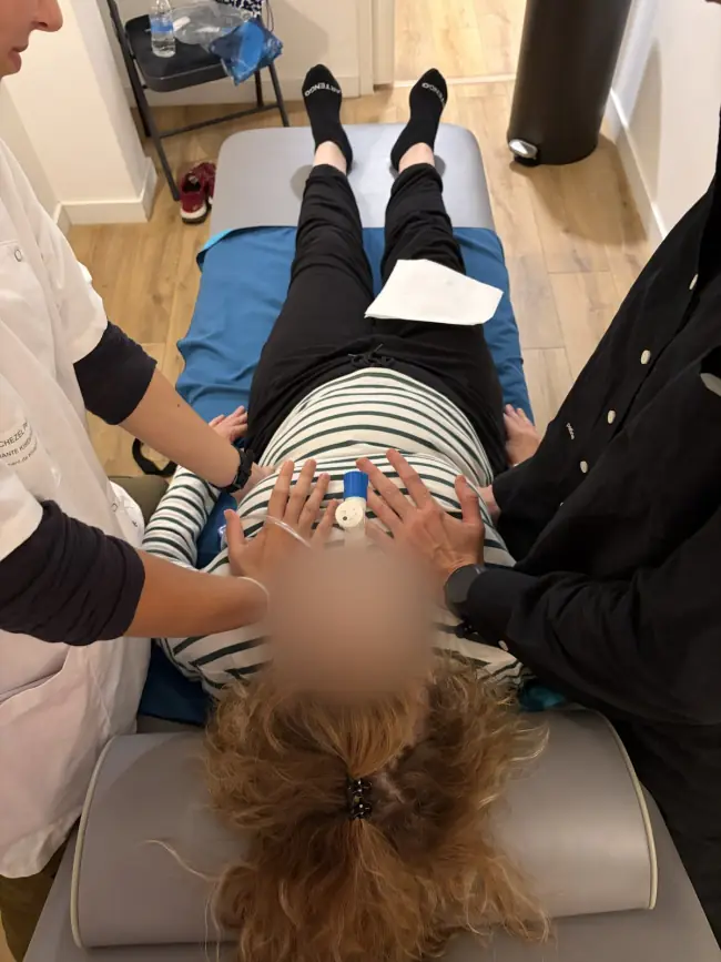 Un soin respiratoire vu depuis la tête de la table